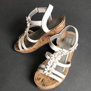 Harper Canyon Wedge Sandals w white straps